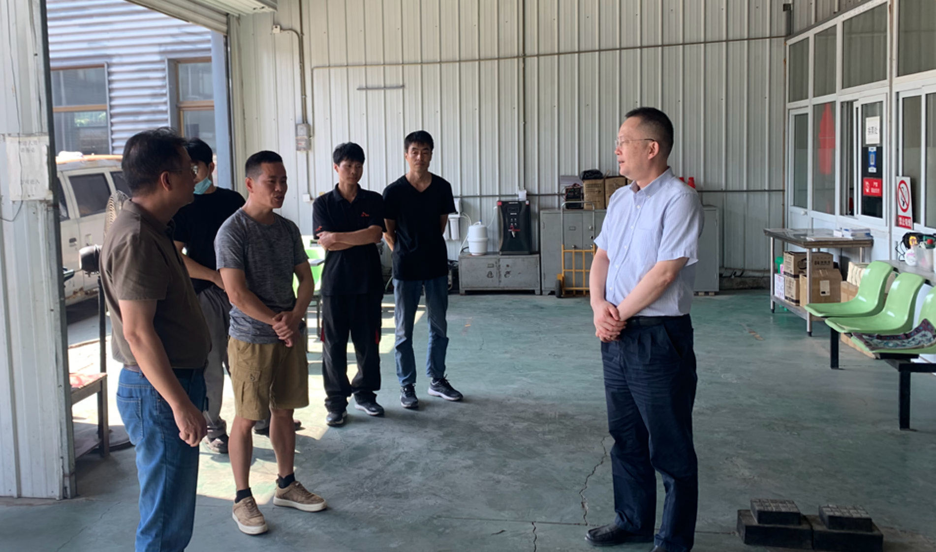广东省农垦集团公司领导到北京赛达福出租汽车有限公司调研